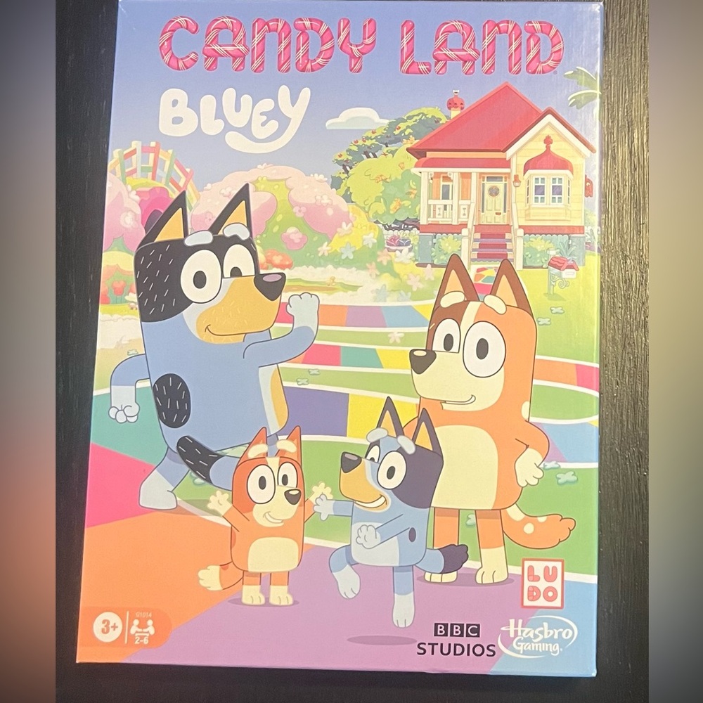 Bluey candyland board game